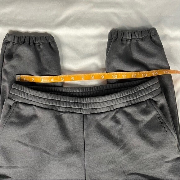 Koral Grey Size S Aria Sweatpant Gym Athleisure Pocket Elastic Waist - Picture 5 of 8